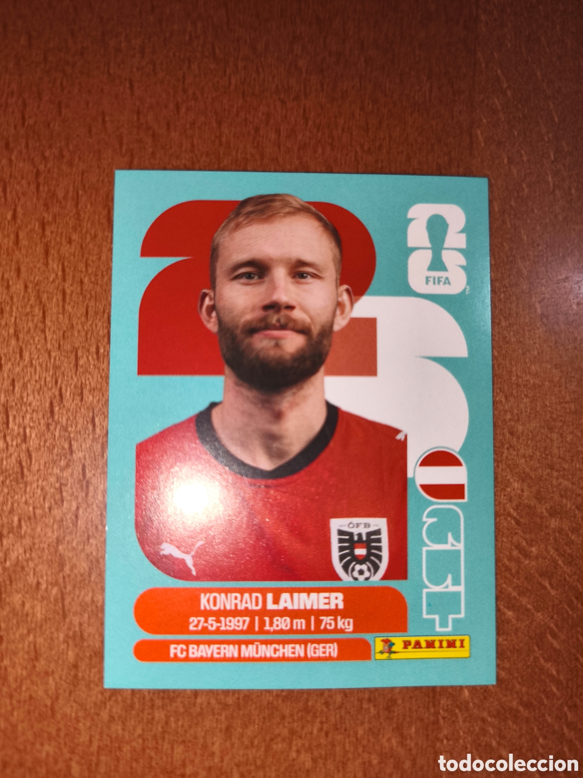 Cromos de f&uacute;tbol: AUT12 Konrad Laimer AUT 12 Fifa World Cup 2026 Austria