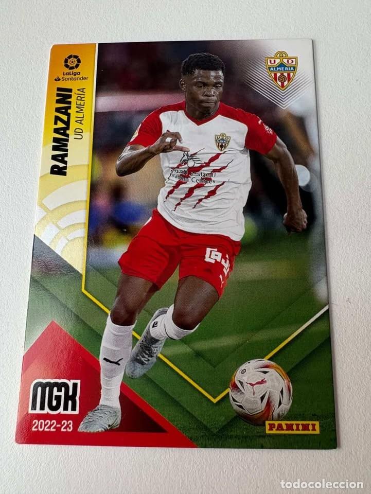 Cromos de f&uacute;tbol: Carta Ramazani Almeria 27 Megacracks 2022-23