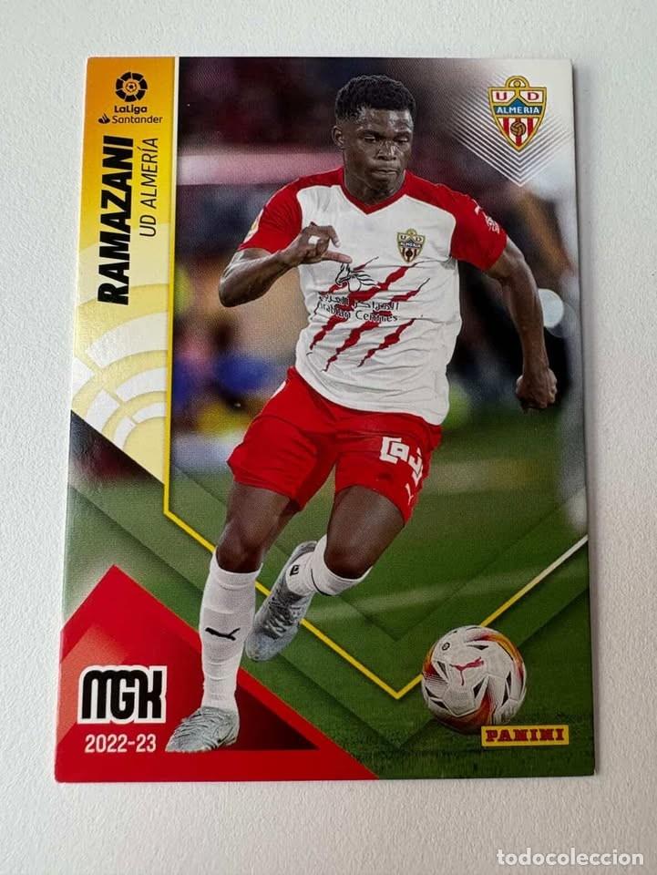 Cromos de f&uacute;tbol: Carta Ramazani Almeria 27 Megacracks 2022-23