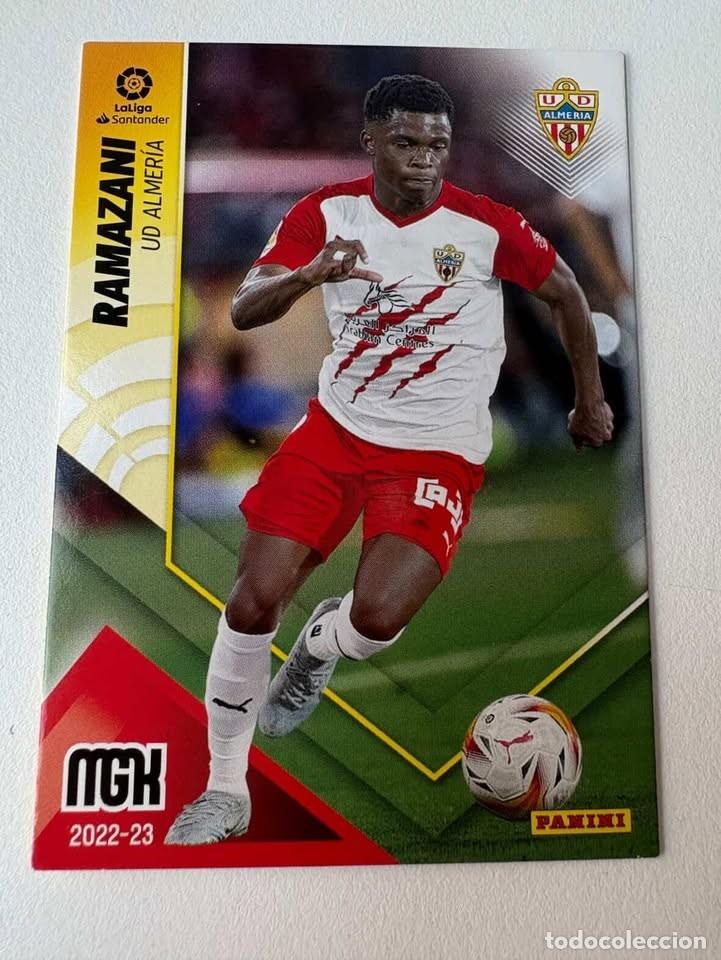 Cromos de f&uacute;tbol: Carta Ramazani Almeria 27 Megacracks 2022-23