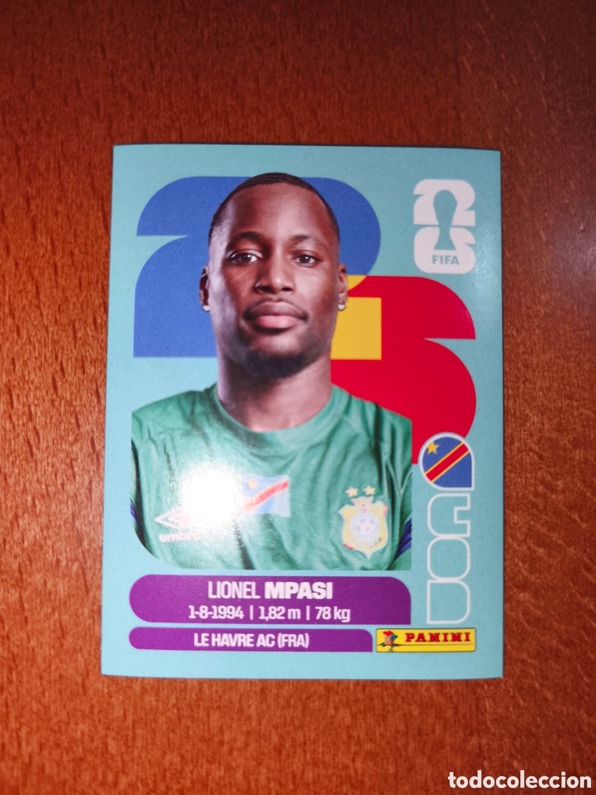Cromos de f&uacute;tbol: COD2 Lionel Mpasi COD 2 Fifa World Cup 2026 Congo
