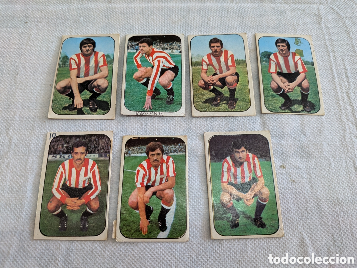 Cromos de Futebol: Atl&eacute;tico de Bilbao Liga Este 76-77 - Coleccion 7 cromos diferentes