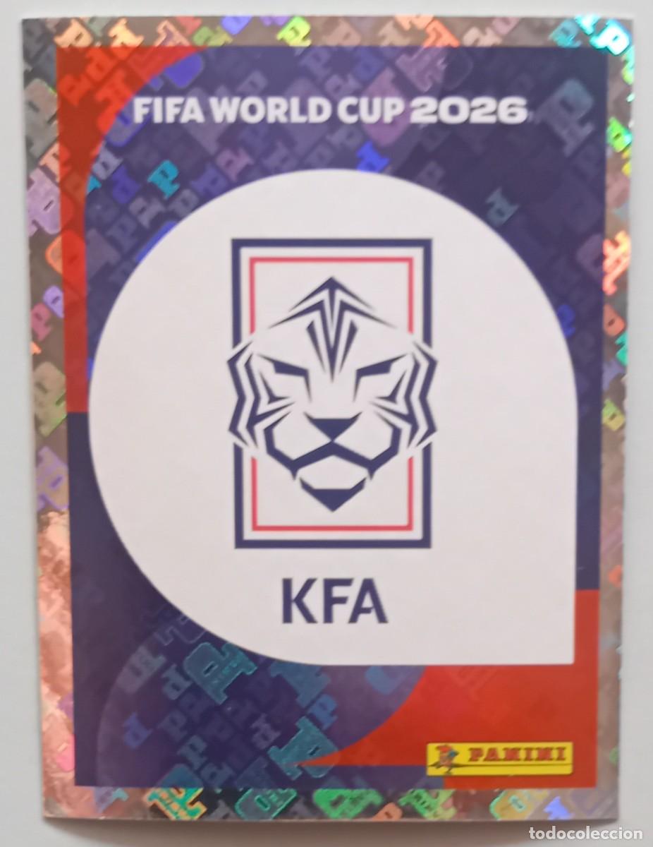 Cromos de Futebol: Figurina Panini 2026 Cromo World Cup Usa Mundial 2026 scudetto escudo badge Korea Republic n KOR 1