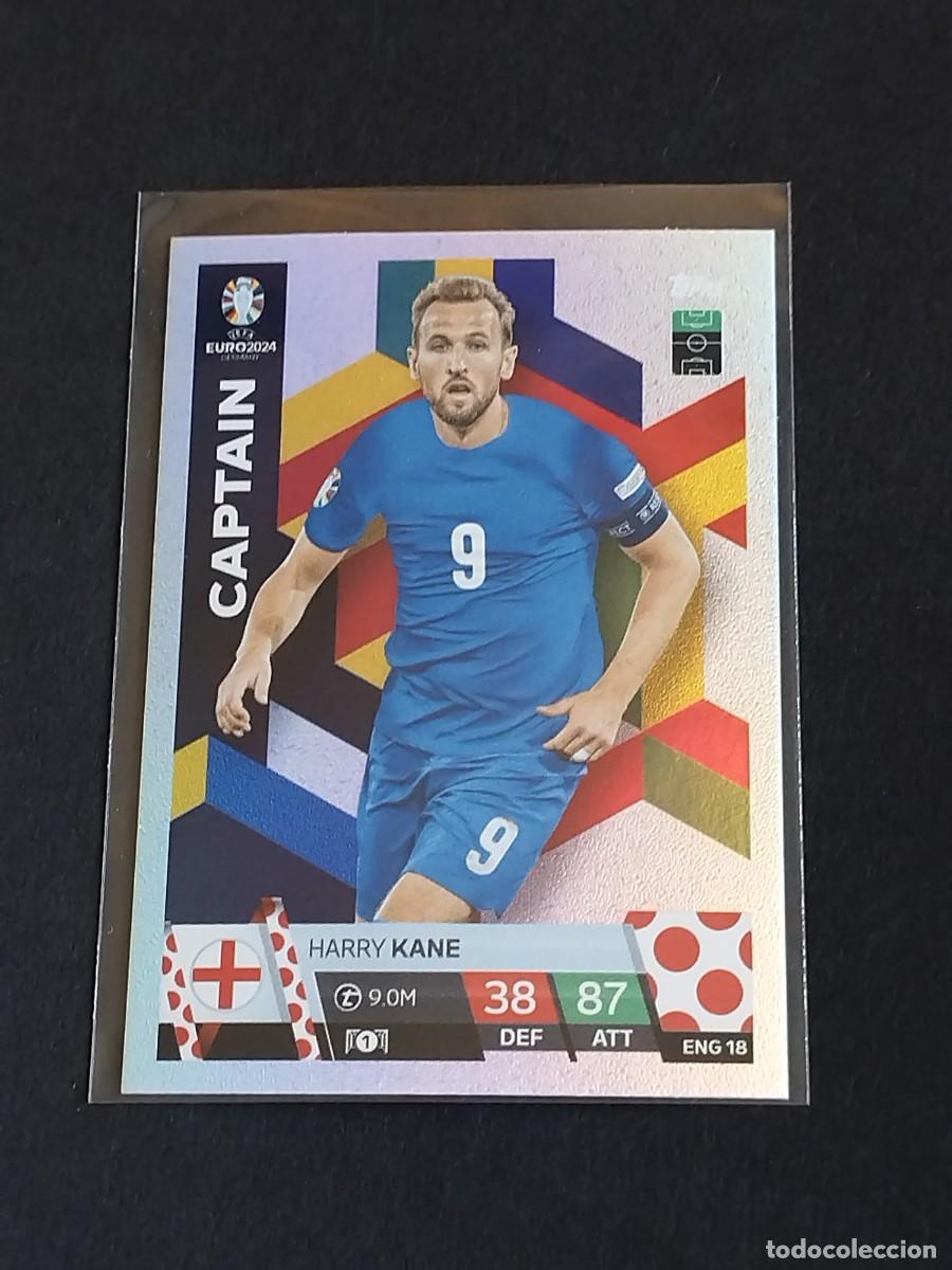 Cromos de Futebol: KANE CAPTAIN ENG 18 INGLATERRA - TOPPS EUROCOPA 2024 MATCH ATTAX UEFA EURO 24 ENG18