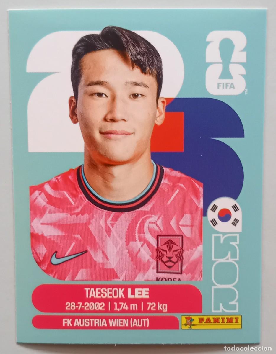 Cromos de Futebol: Figurina Panini 2026 Cromo World Cup Usa Mundial 2026 Taeseok Lee Korea Republic n KOR 8