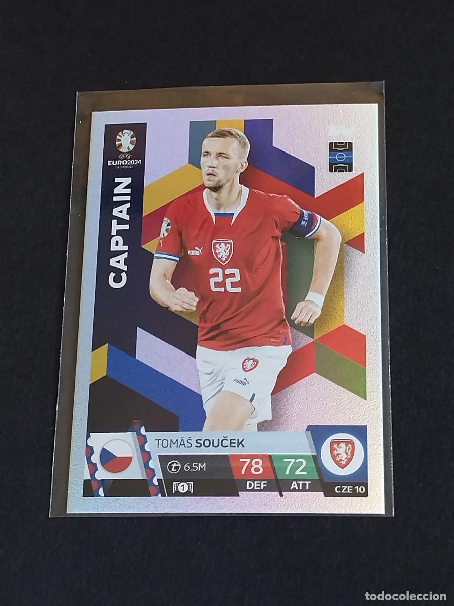 Cromos de f&uacute;tbol: SOUCEK CAPTAIN CZE 10 CHEQUIA - TOPPS EUROCOPA 2024 MATCH ATTAX UEFA EURO 24 CZE10