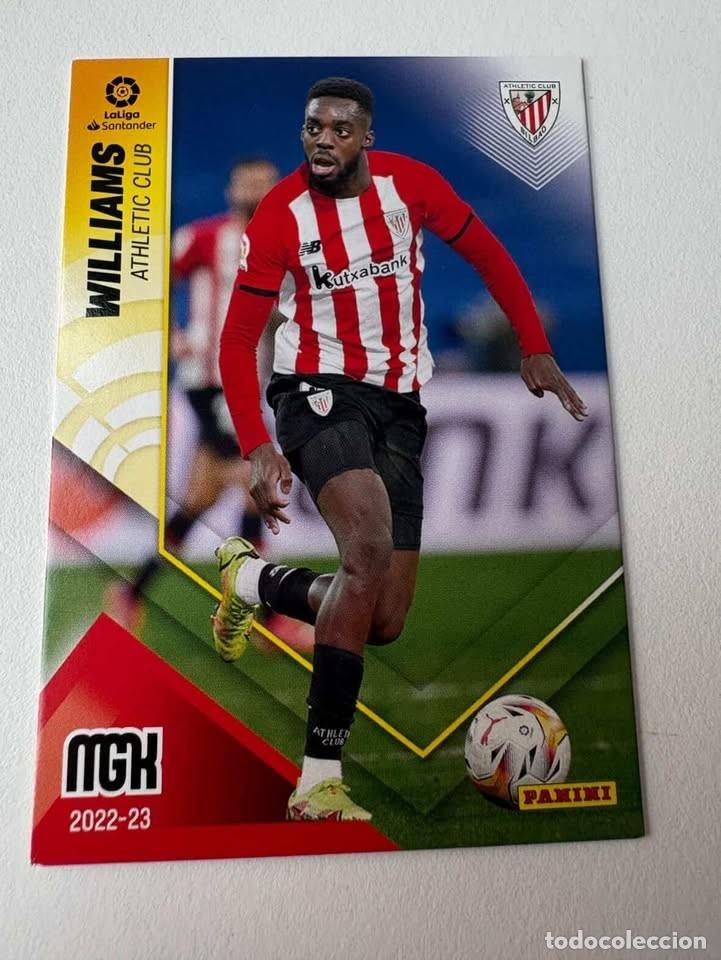 Cromos de f&uacute;tbol: Carta Williams Atlhetic Club de Bilbao 45 Megacracks 2022-23