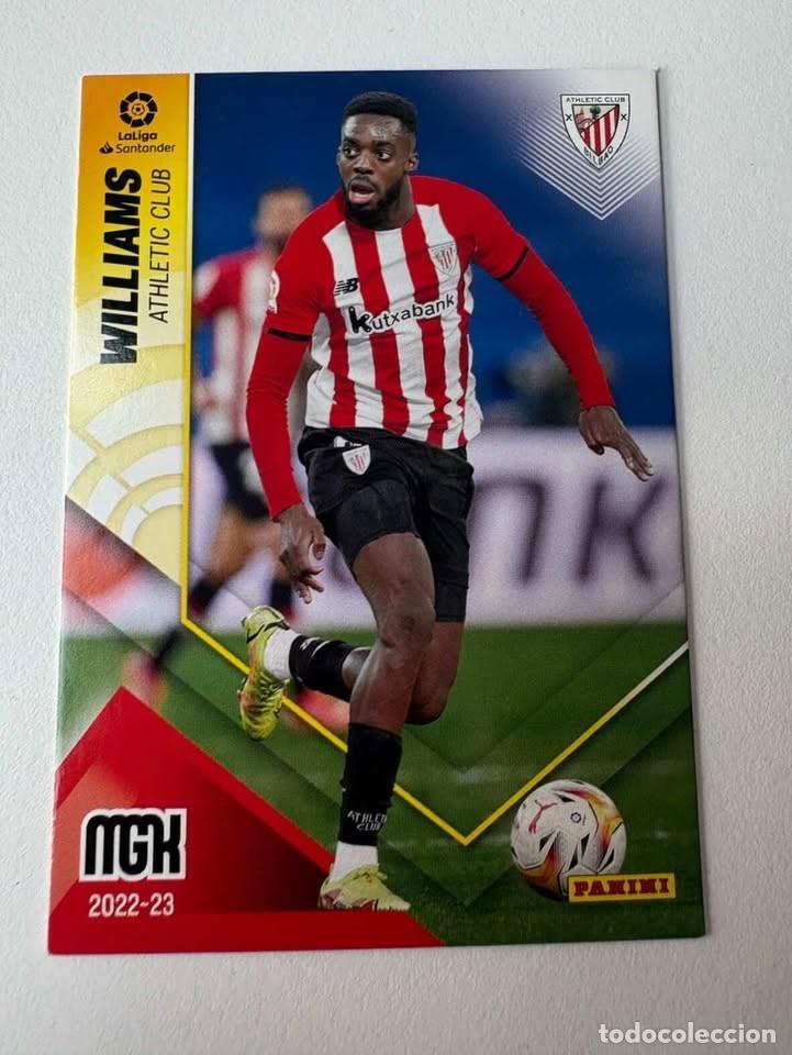 Cromos de f&uacute;tbol: Carta Williams Atlhetic Club de Bilbao 45 Megacracks 2022-23