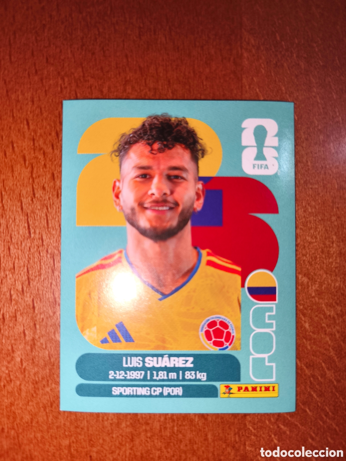 Cromos de f&uacute;tbol: COL19 Luis Su&aacute;rez COL 19 Fifa World Cup 2026 Colombia
