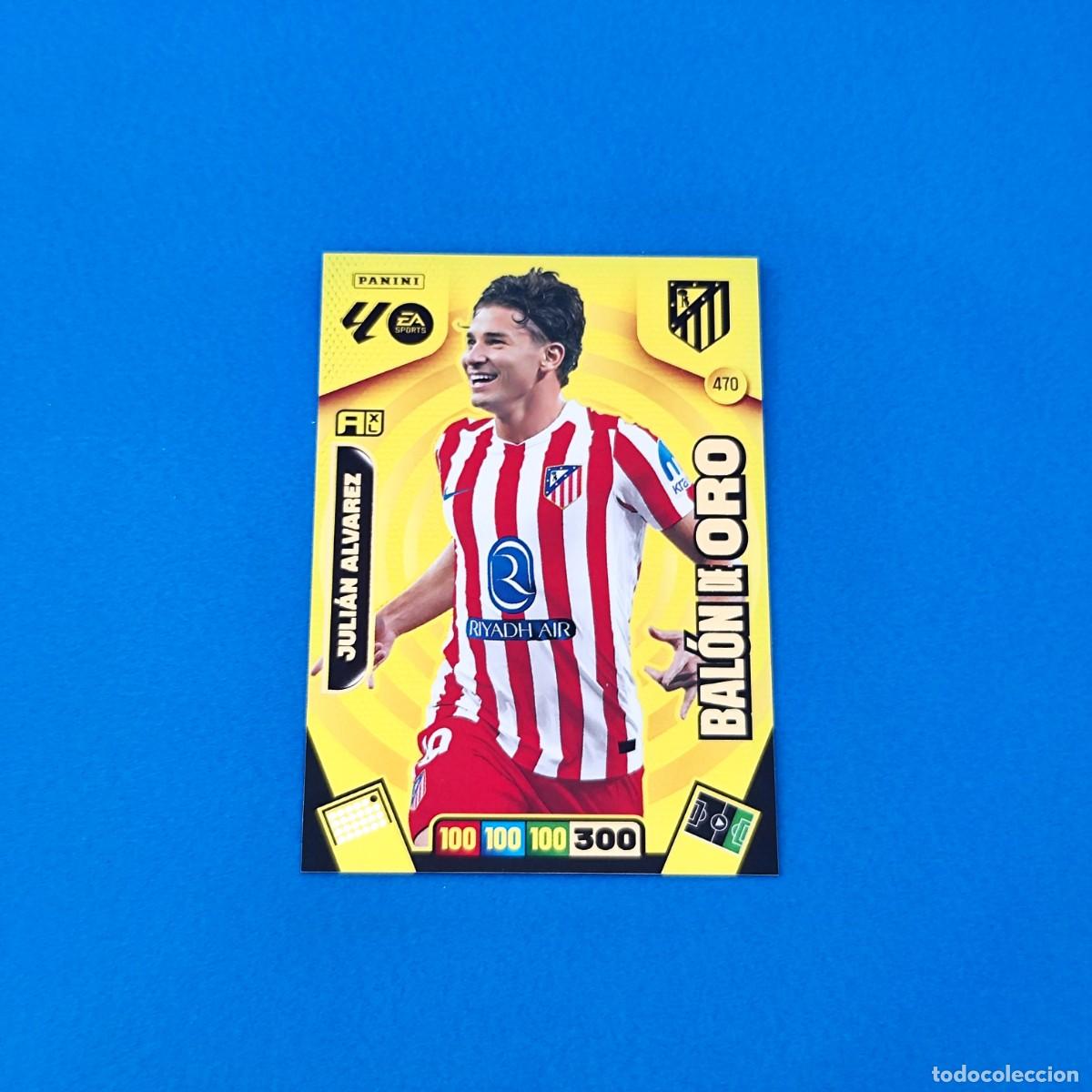 Cromos de f&uacute;tbol: Adrenalyn 2025 2026 / 25 26 Bal&oacute;n de Oro Juli&aacute;n &Aacute;lvarez 470 Atl&eacute;tico de Madrid