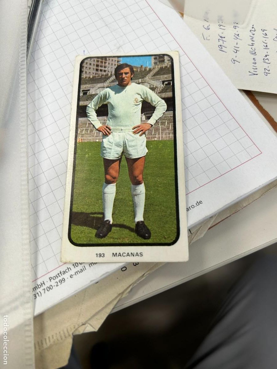 Cromos de f&uacute;tbol: MACANAS REAL MADRID LIGA 1973 1974 73 74 BUEN ESTADO RUIZ ROMERO N&ordm; 193