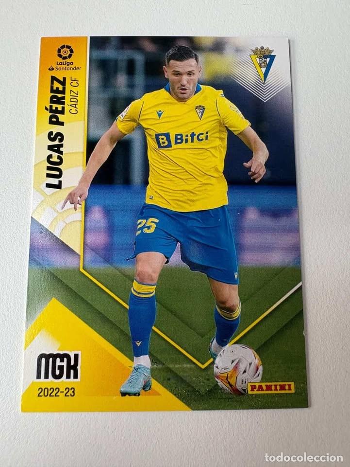 Cromos de f&uacute;tbol: Carta Lucas P&eacute;rez C&aacute;diz 117 Megacracks 2022-23