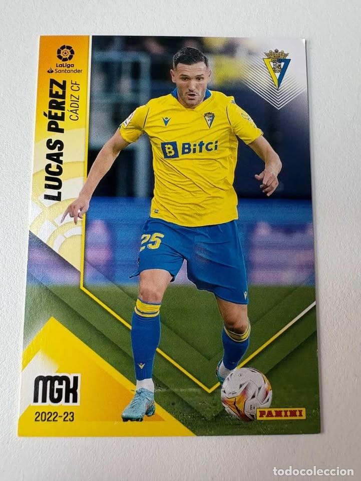 Cromos de f&uacute;tbol: Carta Lucas P&eacute;rez C&aacute;diz 117 Megacracks 2022-23