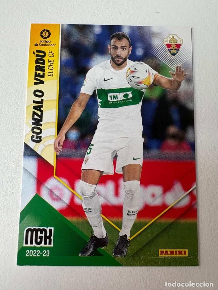 Cromos de f&uacute;tbol: Carta Gonzalo Verd&uacute; Elche 142 Megacracks 2022-23