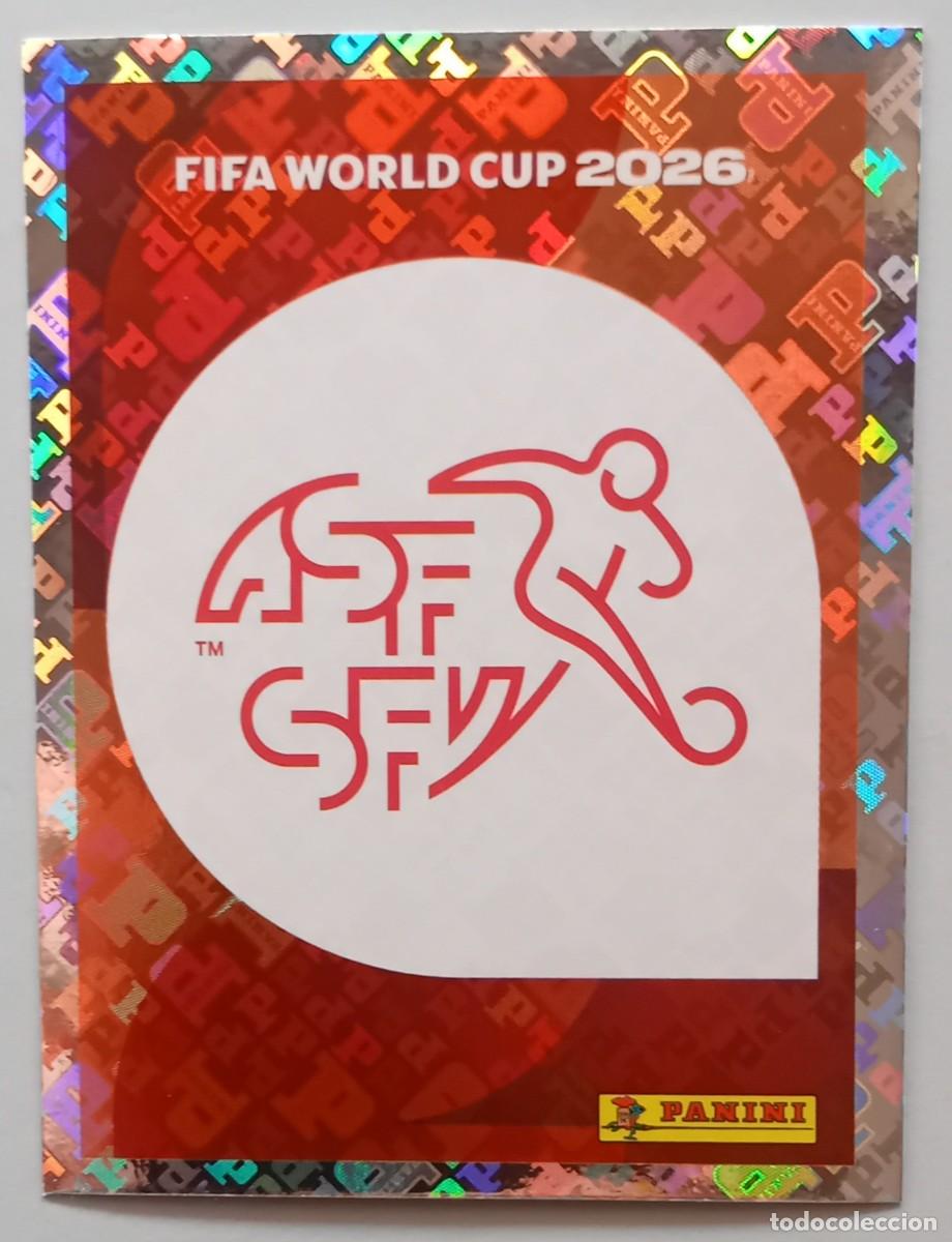 Cromos de f&uacute;tbol: Figurina Panini 2026 Cromo World Cup Usa Mundial 2026 scudetto escudo badge Switzerland n SUI 1