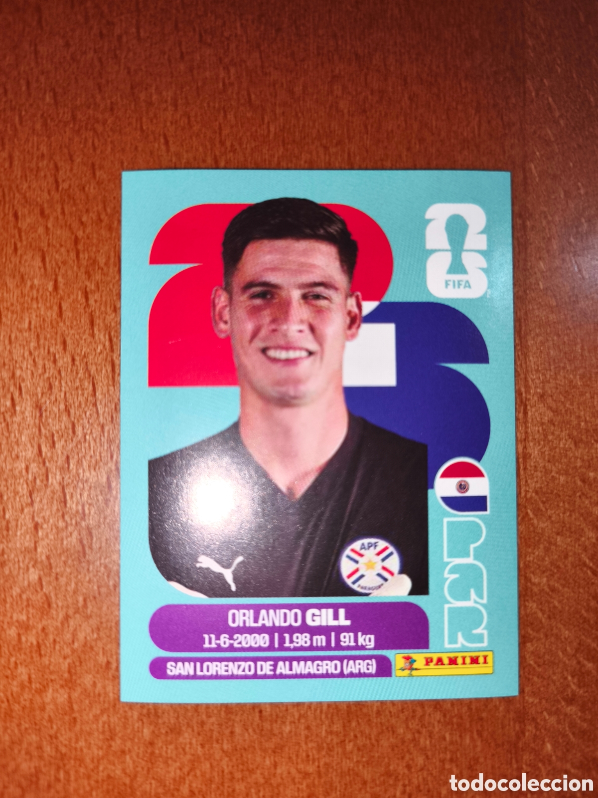 Cromos de f&uacute;tbol: PAR3 Orlando Gill PAR 3 Fifa World Cup 2026 Paraguay