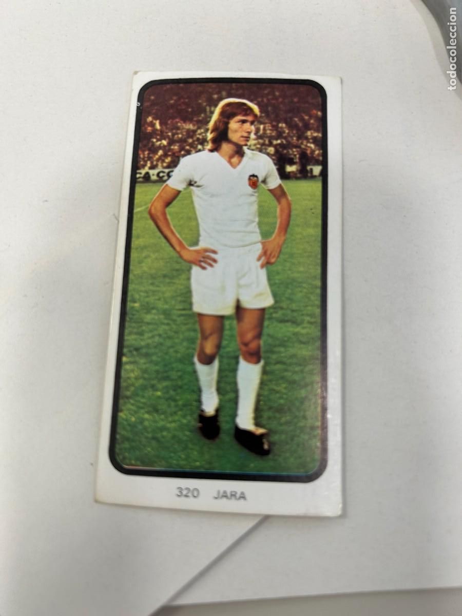 Cromos de f&uacute;tbol: JARA VALENCIA 1973 1974 BUENE ESTADO