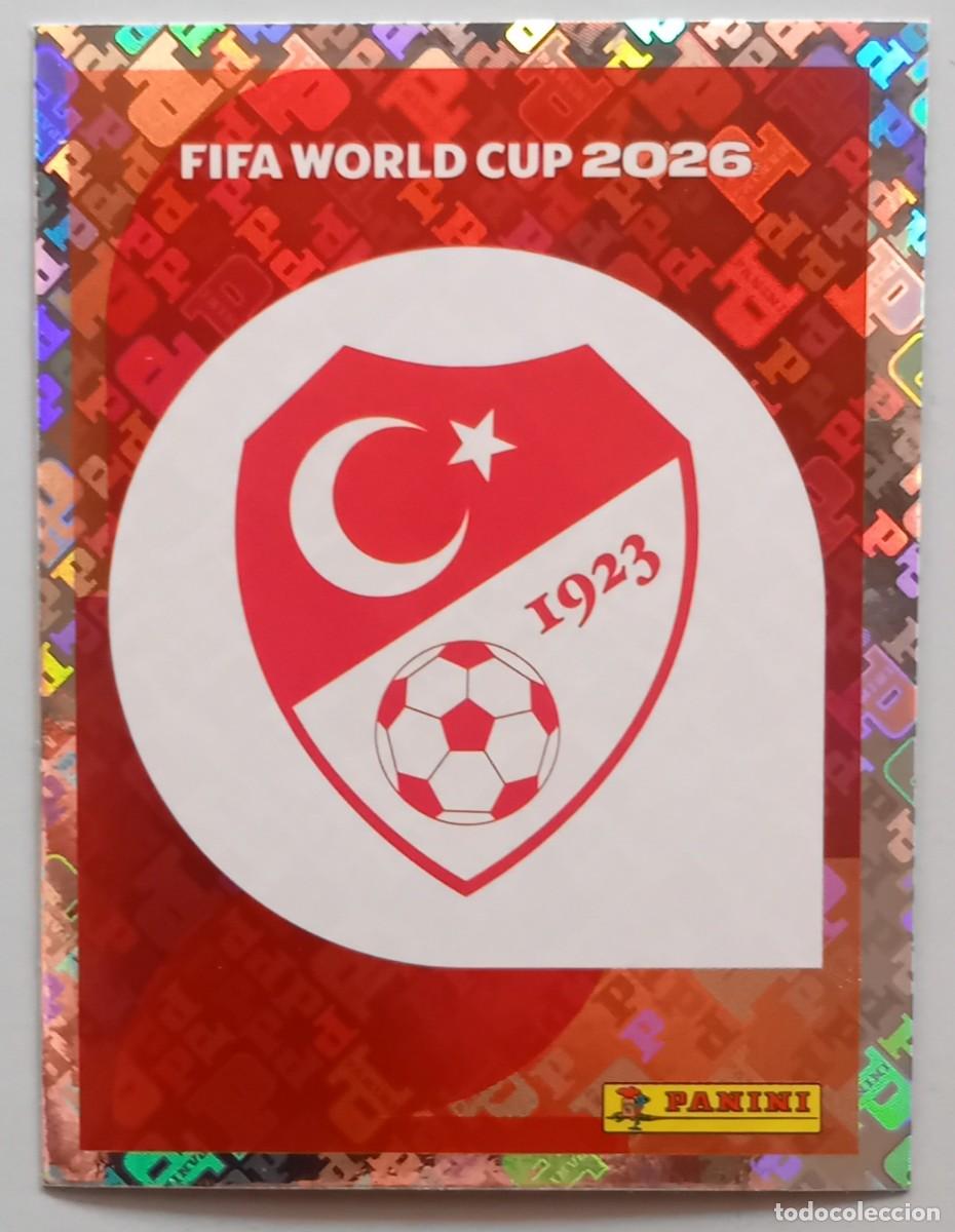 Cromos de f&uacute;tbol: Figurina Panini 2026 Cromo World Cup Usa Mundial 2026 scudetto escudo badge Turkey n TUR 1