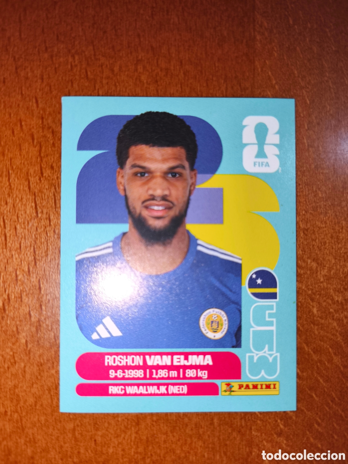 Cromos de f&uacute;tbol: CUW7 Roshon Van Eijma CUW 7 Fifa World Cup 2026 Cura&ccedil;ao