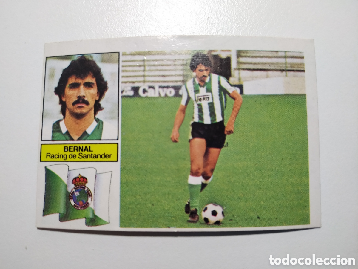 Cromos de f&uacute;tbol: BERNAL VERSION RAYAS RACING DE SANTANDER DESPEGADO LIGA EDICIONES ESTE 1982 1983 82 83