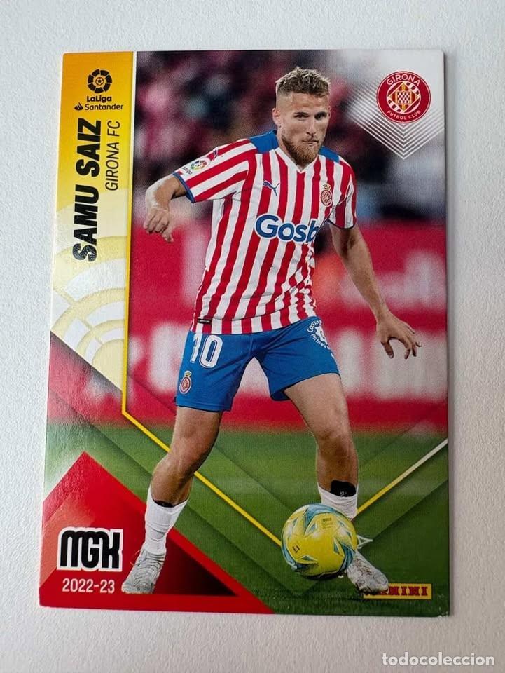 Cromos de f&uacute;tbol: Carta Samu Saiz Girona 205 Megacracks 2022-23