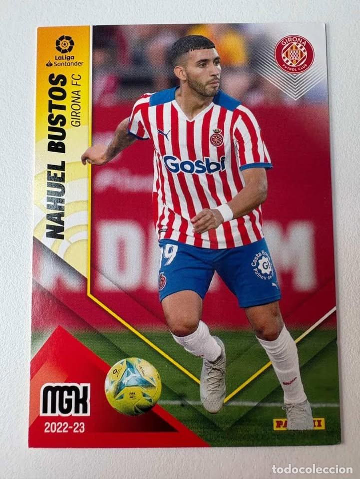 Cromos de f&uacute;tbol: Carta Nahuel Bustos Girona 207 Megacracks 2022-23