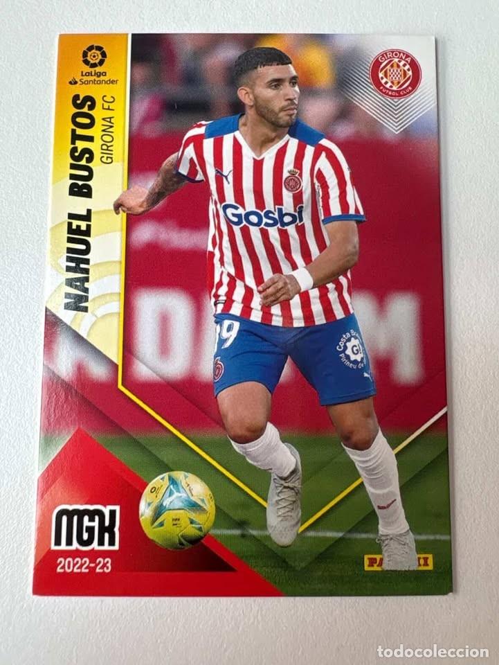 Cromos de f&uacute;tbol: Carta Nahuel Bustos Girona 207 Megacracks 2022-23