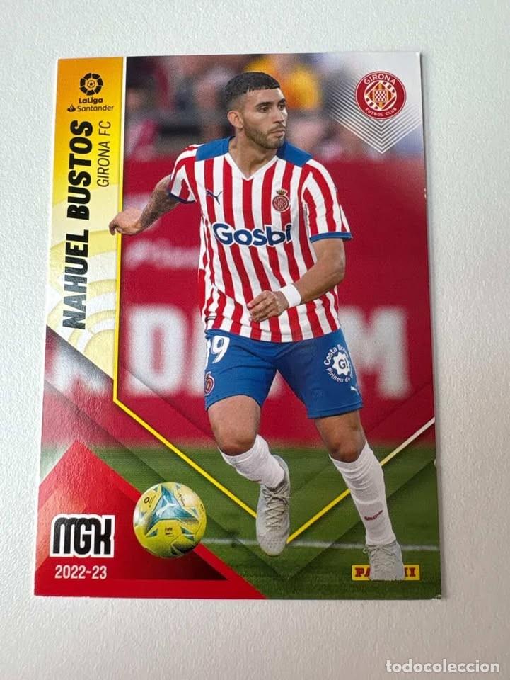 Cromos de f&uacute;tbol: Carta Nahuel Bustos Girona 207 Megacracks 2022-23