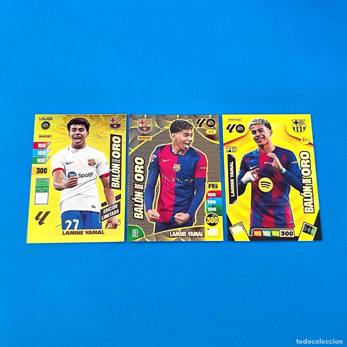 Figurine di Calcio: Adrenalyn 2023 2024 / 23 24 - 2024 2025 / 24 25 - 2025 2026 / 25 26 Lamine Yamal Bal&oacute;n de Oro