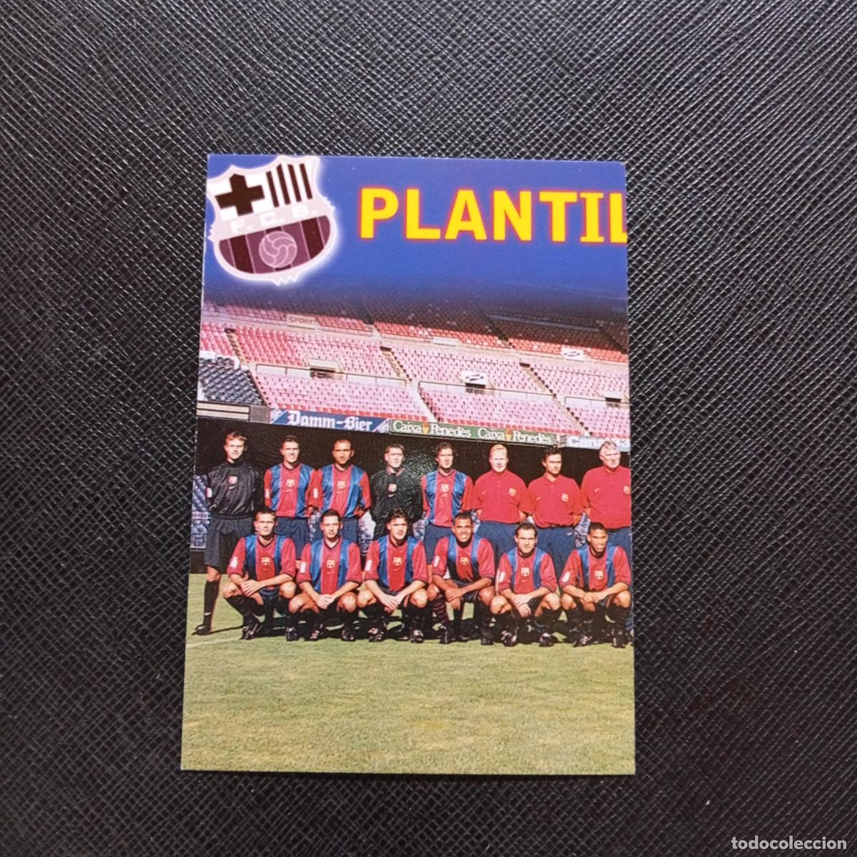 Cromos de f&uacute;tbol: 154 PLANTILLA PANINI BARCELONA 1899 1999 CENTENARIO 100 A&Ntilde;OS CROMO BARCA - A174 PG397