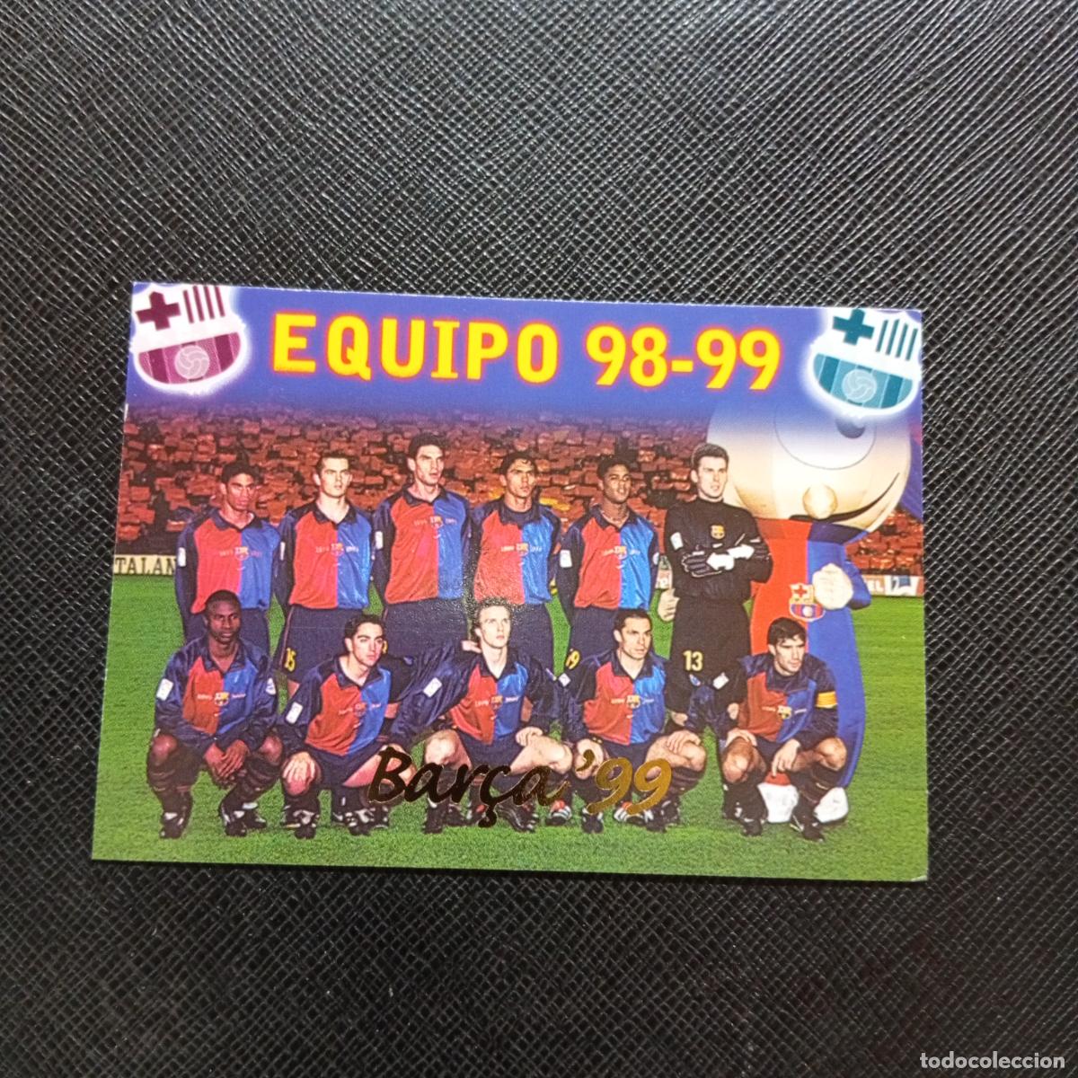 Cromos de f&uacute;tbol: 156 ALINEACION XAVI ROOKIE PANINI BARCELONA 1899 1999 CENTENARIO 100 A&Ntilde;OS CROMO BARCA - A174 PG406