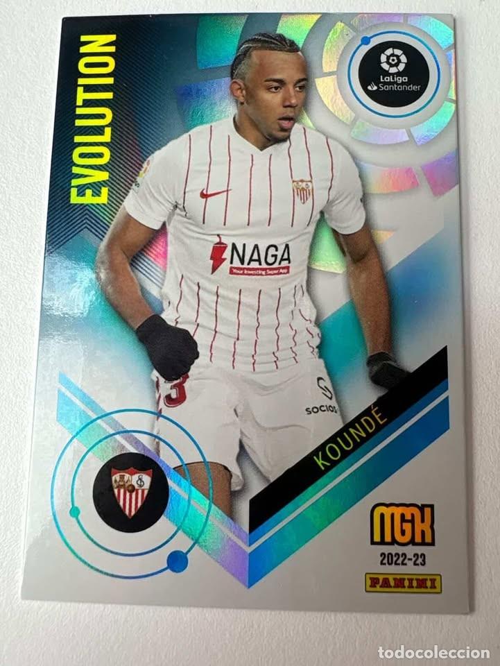 Cromos de f&uacute;tbol: Carta Kound&eacute; Sevilla Evolution 391 Megacracks 2022-23