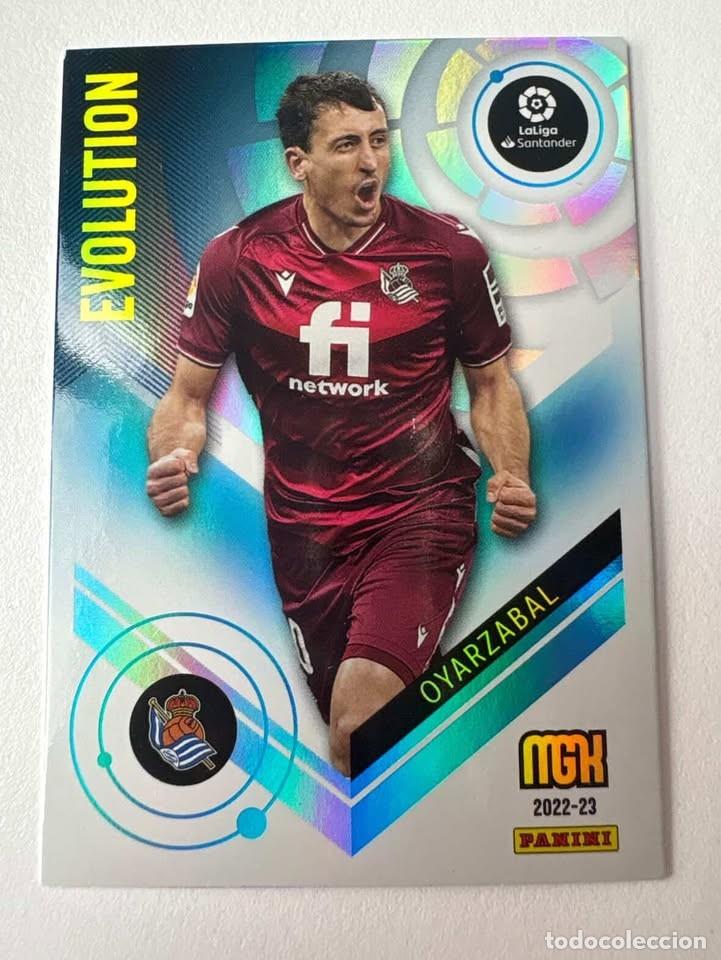 Cromos de f&uacute;tbol: Carta Oyarzabal Real Sociedad Evolution 398 Megacracks 2022-23