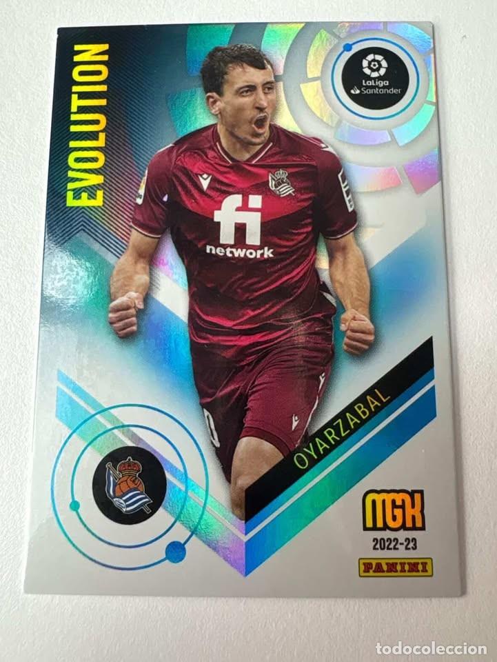 Cromos de f&uacute;tbol: Carta Oyarzabal Real Sociedad Evolution 398 Megacracks 2022-23