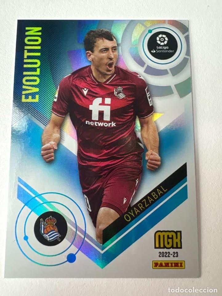Cromos de f&uacute;tbol: Carta Oyarzabal Real Sociedad Evolution 398 Megacracks 2022-23