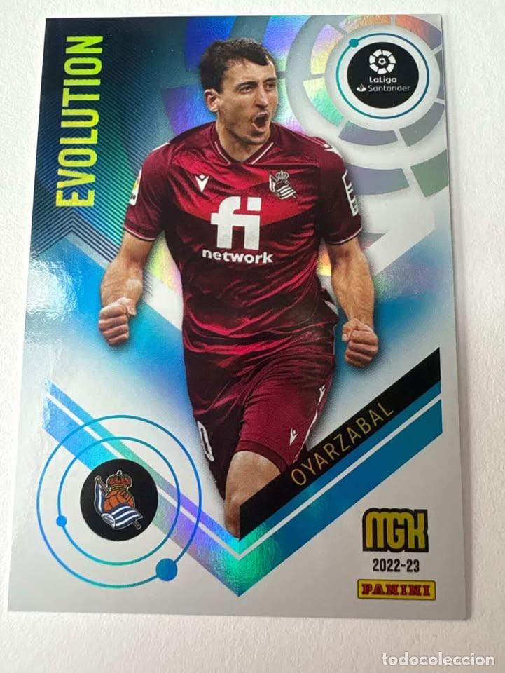 Cromos de f&uacute;tbol: Carta Oyarzabal Real Sociedad Evolution 398 Megacracks 2022-23