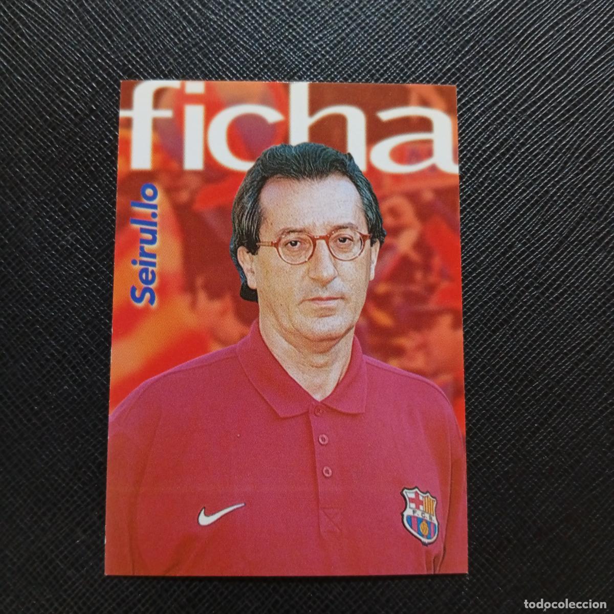 Cromos de f&uacute;tbol: 163 SEIRUL.LO PANINI BARCELONA 1899 1999 CENTENARIO 100 A&Ntilde;OS CROMO BARCA - A174 PG415
