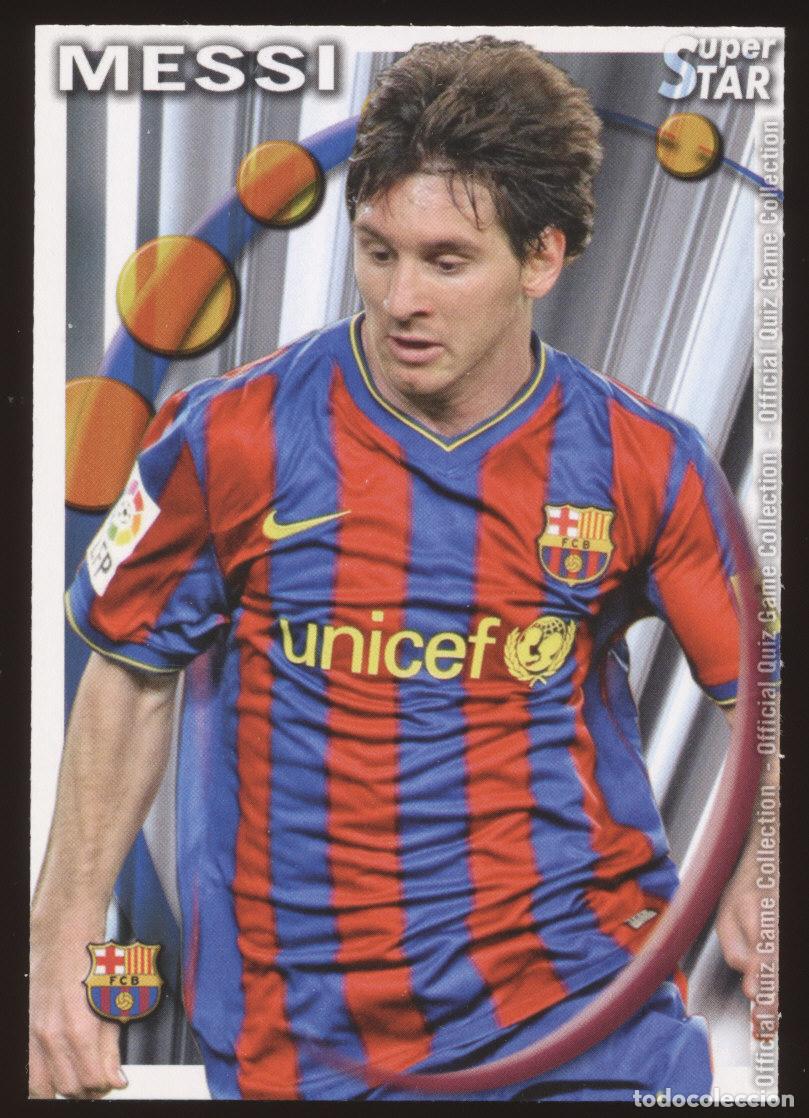 Cromos de f&uacute;tbol: #25. LIONEL MESSI (SuperStar Mate) - FC Barcelona 2010/2011 - Mundicromo Liga Card/Cromo 10/11