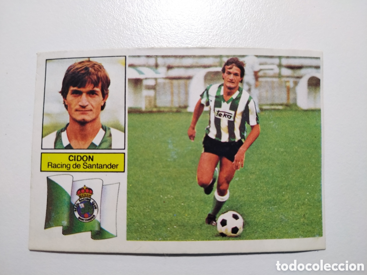 Cromos de f&uacute;tbol: CIDON VERSION RAYAS RACING DE SANTANDER DESPEGADO LIGA EDICIONES ESTE 1982 1983 82 83