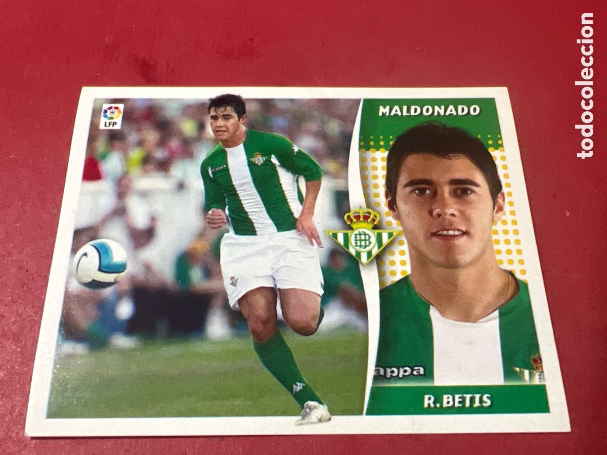 Cromos de f&uacute;tbol: A1635. MALDONADO COLOCA BETIS SIN PEGAR PANINI EDICIONES ESTE LIGA 2006 2007 06 07