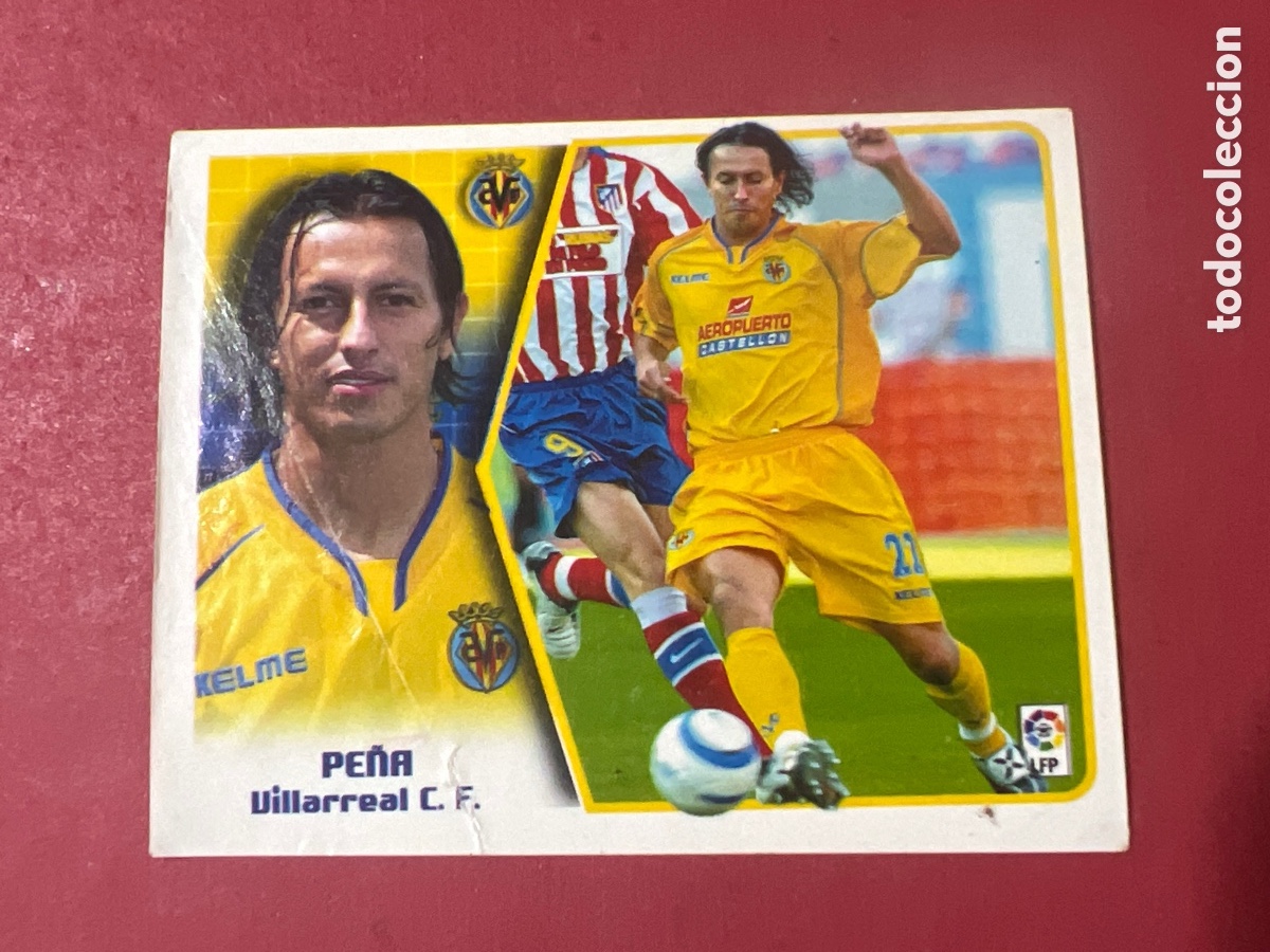 Cromos de f&uacute;tbol: A1636. CROMO FUTBOL 05 06 SIN PEGAR LIGA ESTE 2005 2006 VILLARREAL CF PE&Ntilde;A