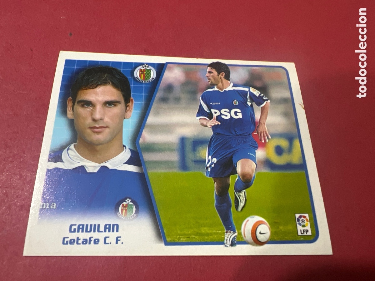 Cromos de f&uacute;tbol: A1639. Gavil&aacute;n coloca Getafe LIGA ESTE 2005 2006 05 06 NUNCA PEGADO SIN PEGAR
