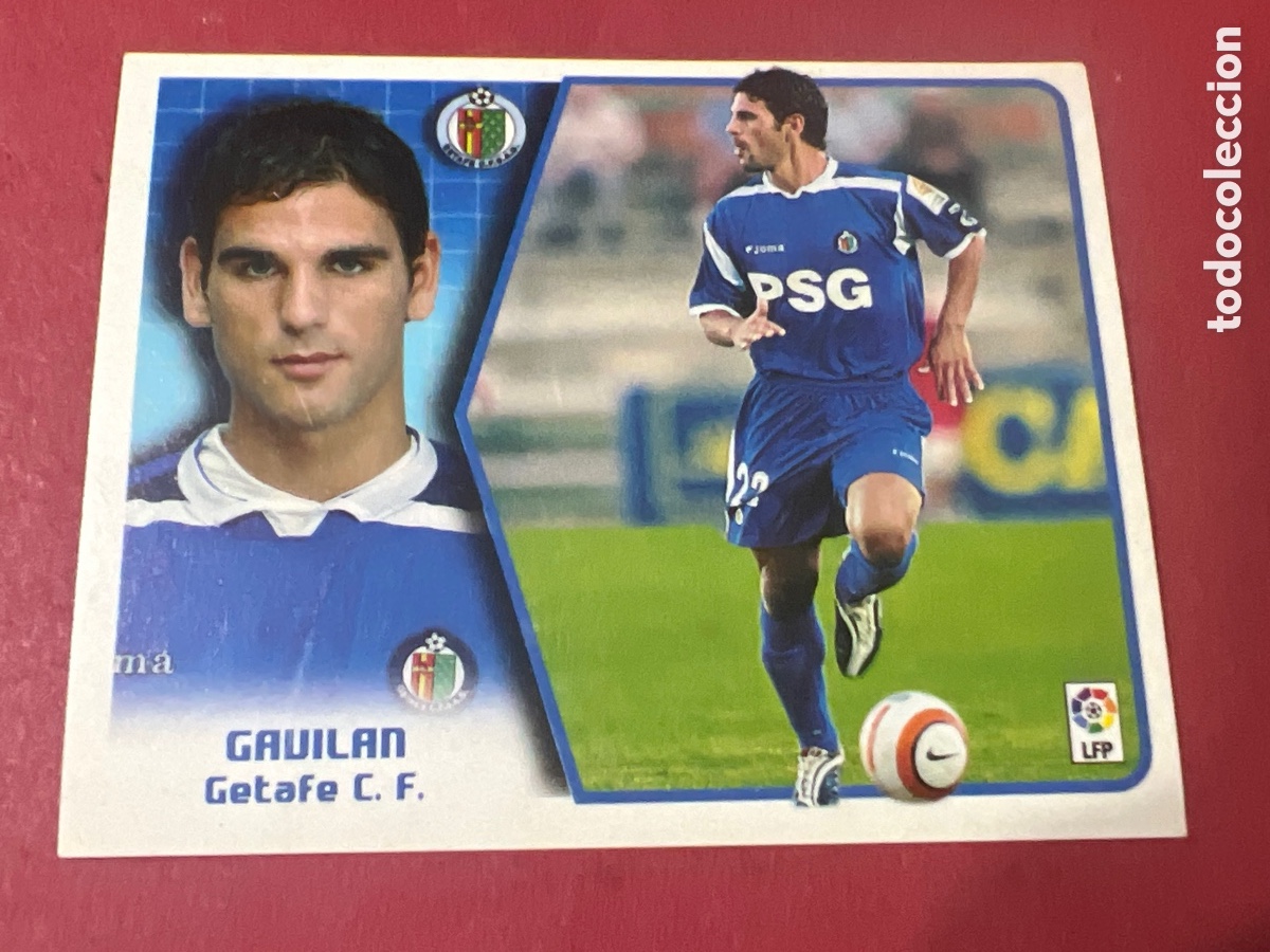 Cromos de f&uacute;tbol: A1640. Gavil&aacute;n coloca Getafe LIGA ESTE 2005 2006 05 06 NUNCA PEGADO SIN PEGAR