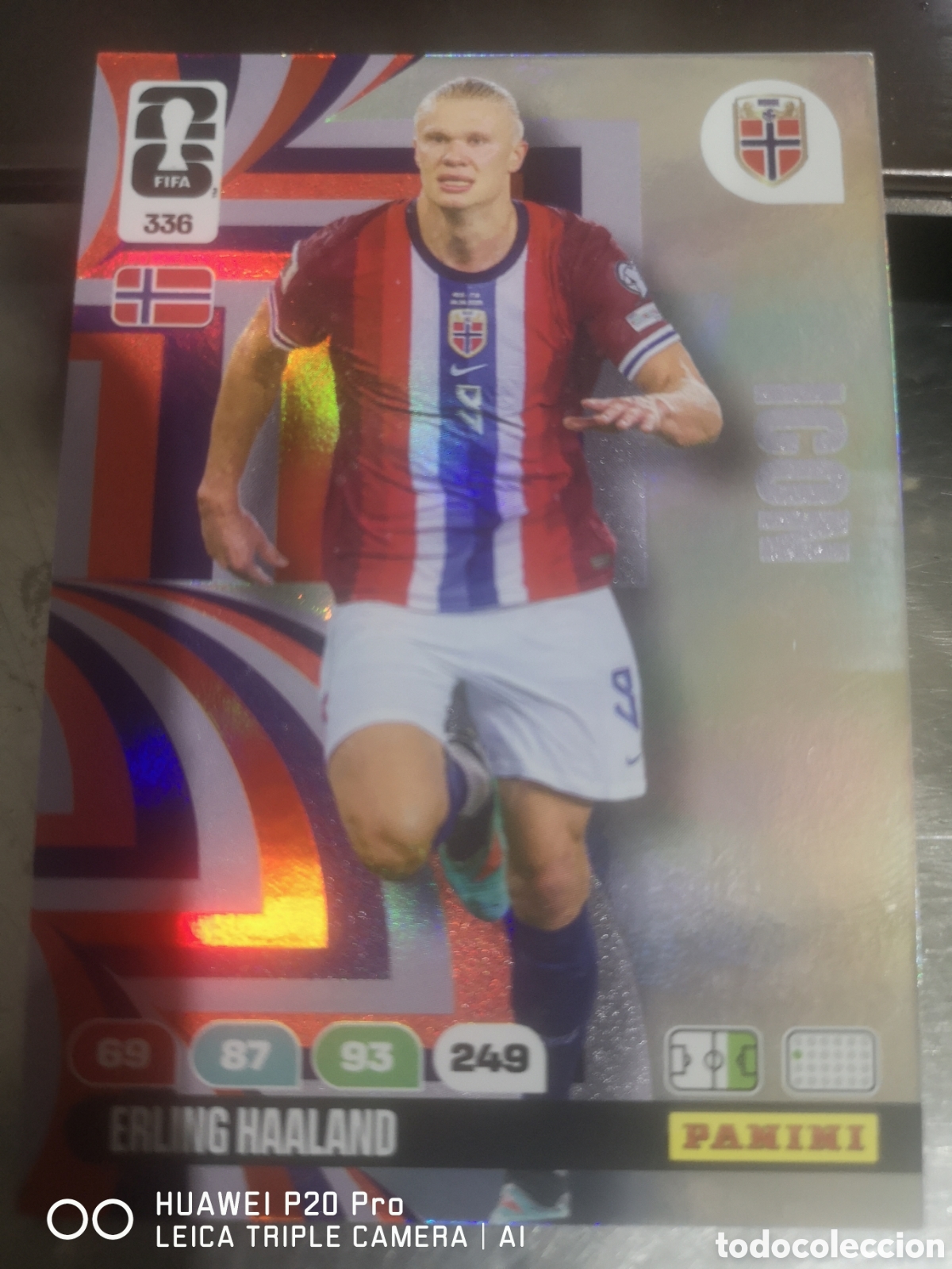 Cromos de f&uacute;tbol: ADRENALYN XL FIFA WORLD CUP 2026 ICON ERLING HAALAND - NORUEGA 336