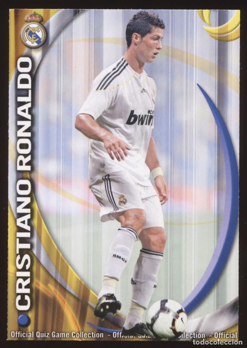 Football Stickers: #45. CRISTIANO RONALDO (Corregido) - Real Madrid 2010/2011 - Mundicromo Card/Cromo 10/11