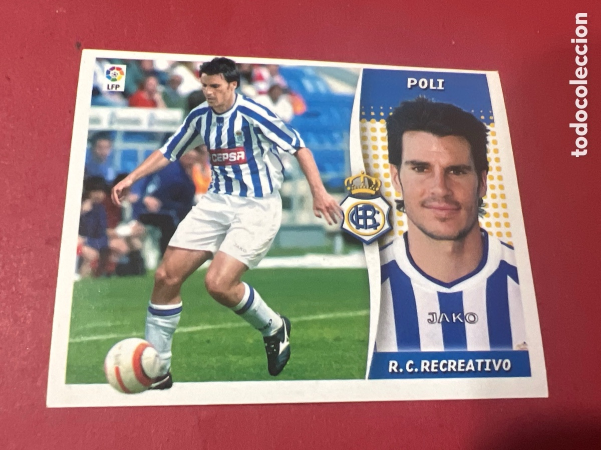 Football Stickers: A1647. POLI RECREATIVO DE HUELVA LIGA ESTE 2006 2007 PANINI