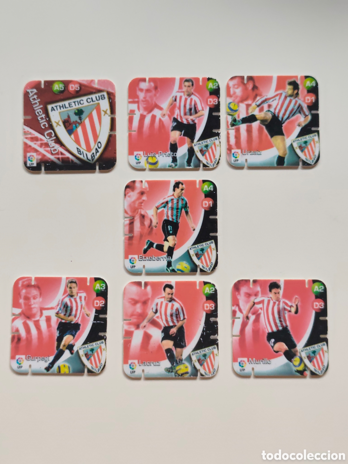 Cromos de Futebol: 7 SHOTS GREFUSA ATHLETIC BILBAO LIGA 2006 2007