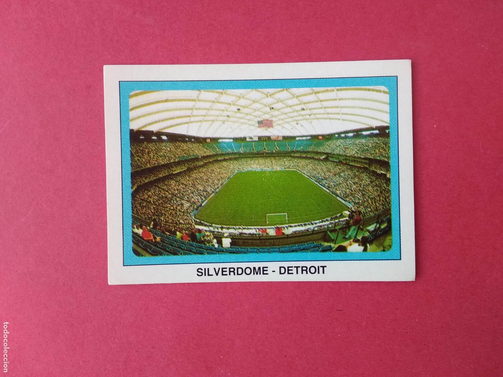 Cromos de f&uacute;tbol: EDICIONES ESTADIO MUNDIAL DE FUTBOL USA 94 1994 CROMO NUNCA PEGADO ESTADIO N&ordm; 4 SILVERDOME DETROIT
