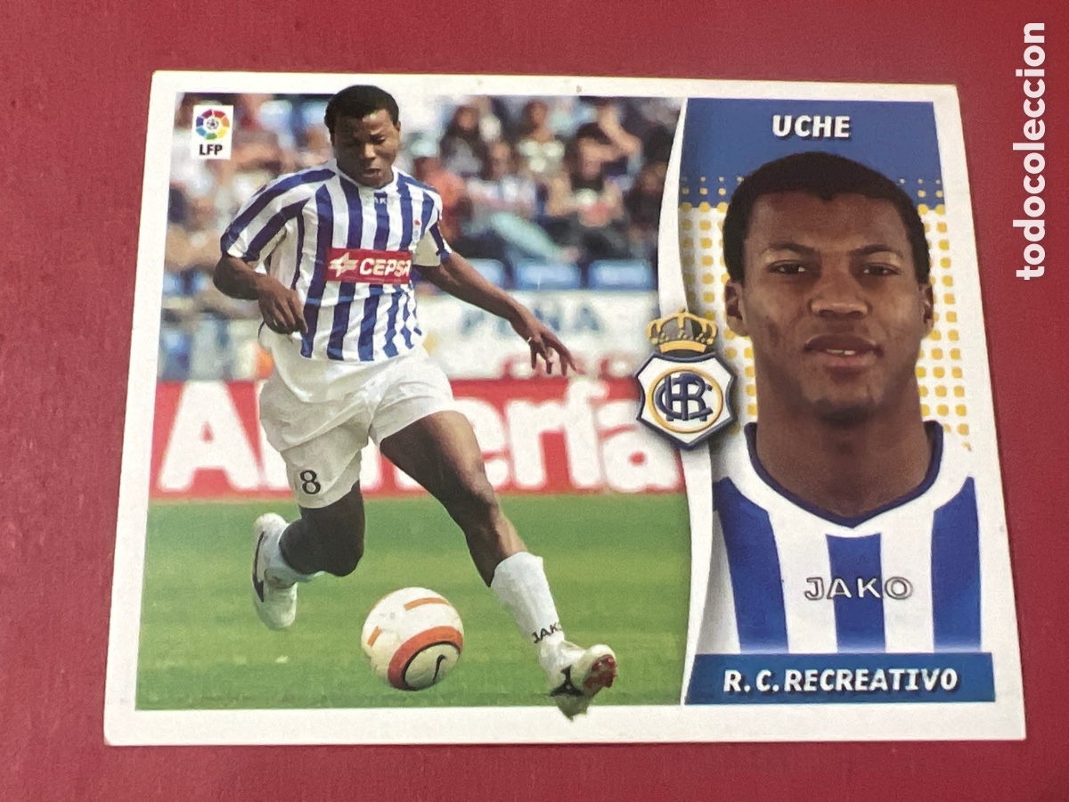 Cromos de f&uacute;tbol: A1648. UCHE (Recreativo de Huelva). Liga 2006 2007 06 07 Colecciones ESTE (Panini)