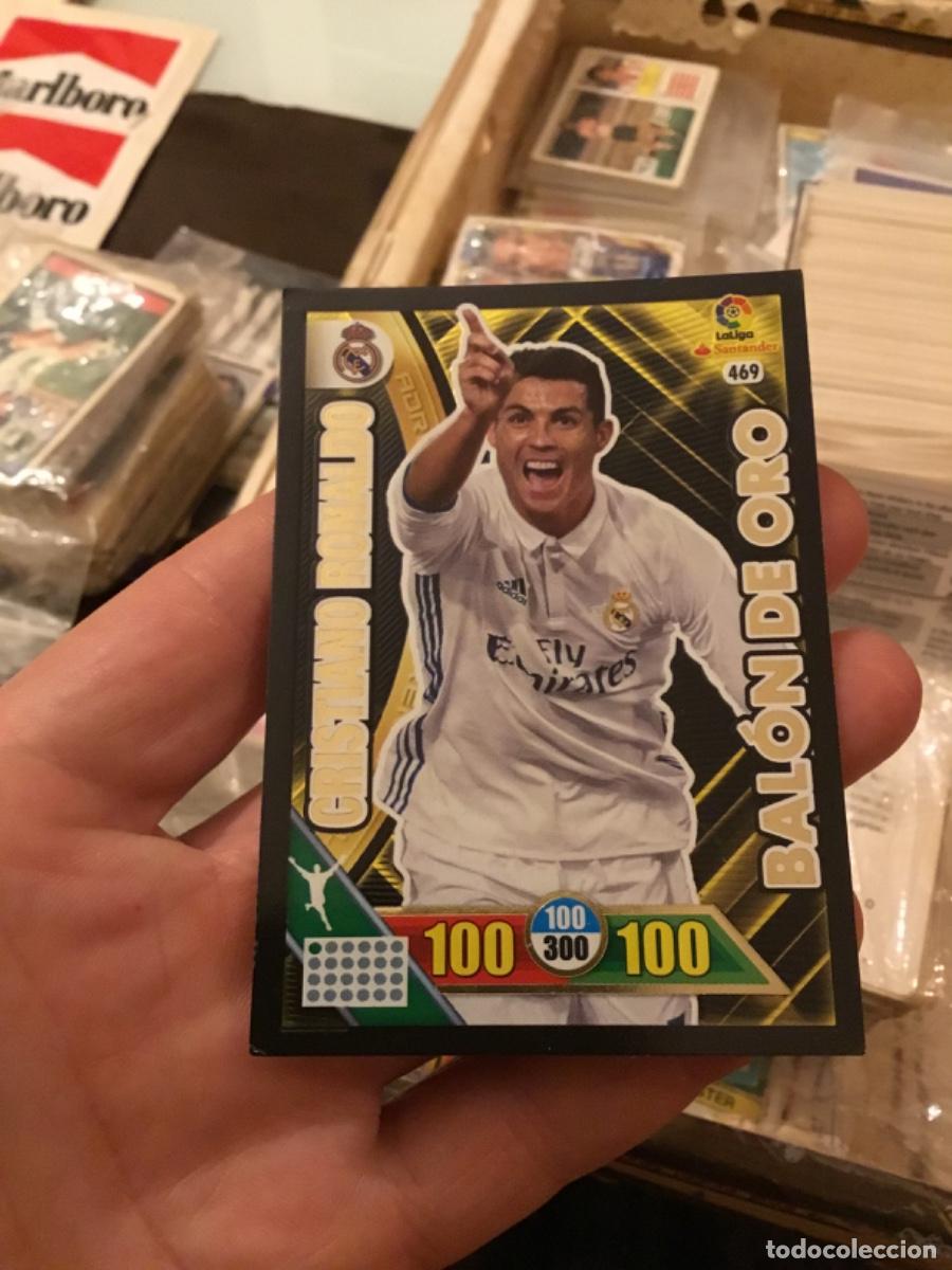 Cromos de f&uacute;tbol: Adrenalyn 2016/17,R.Madrid,Cristiano Ronaldo (Bal&oacute;n de Oro,N&deg;469).